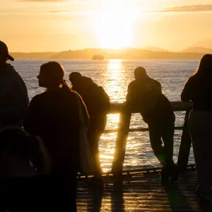 Sunset at the Waterfront